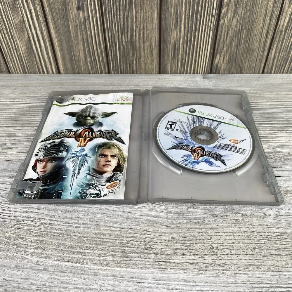 Soul Calibur IV Microsoft Xbox 360 Video Game Tested Working 